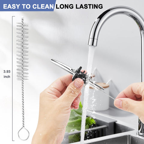 SINLUCESCE tapered spouts deliver precise pours with minimal drips during service.
