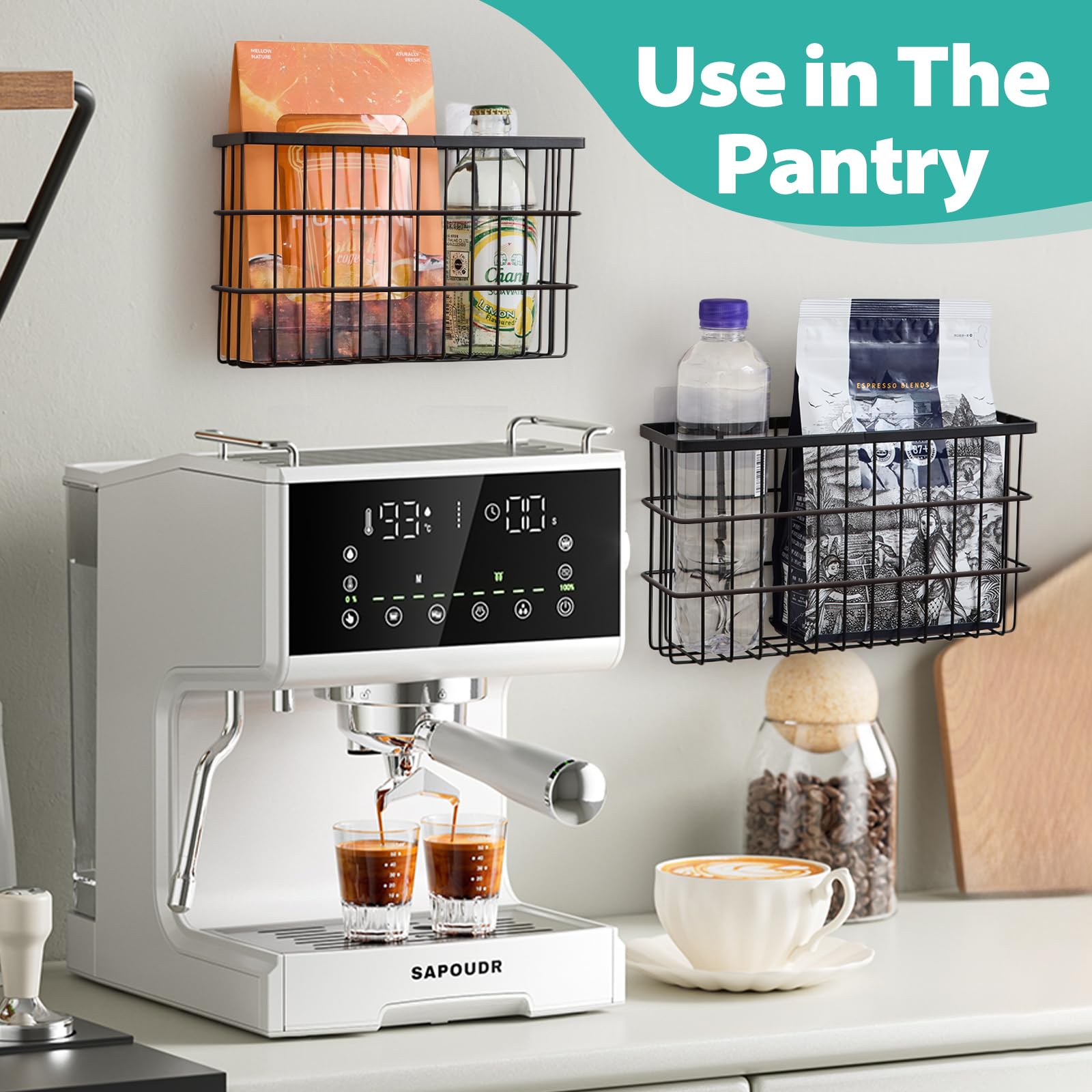 Sinnsally bathroom cabinet organizer sorts toiletries for quick grabbing.