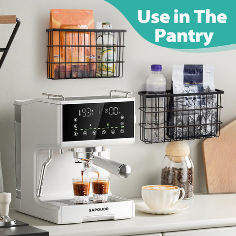 Sinnsally bathroom cabinet organizer sorts toiletries for quick grabbing.