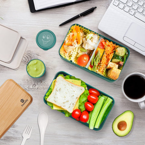 Sinnsally bento box leak-proof design prevents spills during transit