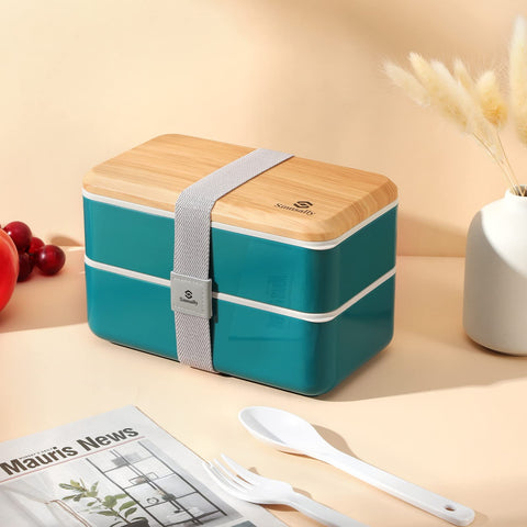 Sinnsally bento box microwave-safe container for quick reheating
