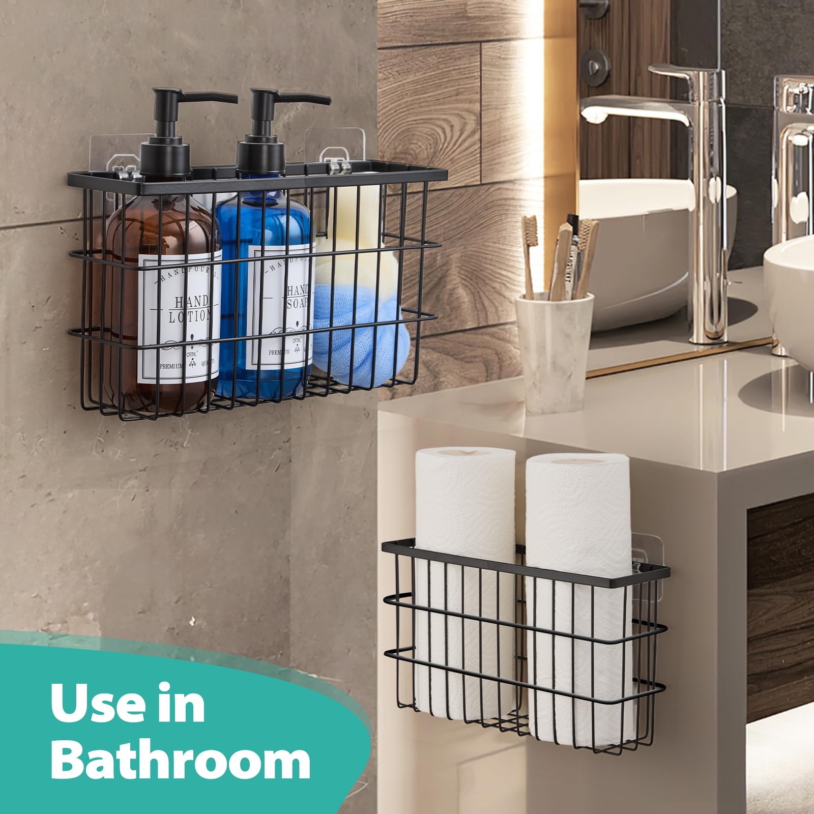 Sinnsally fridge storage basket helps visibility and access to bottles and lids.