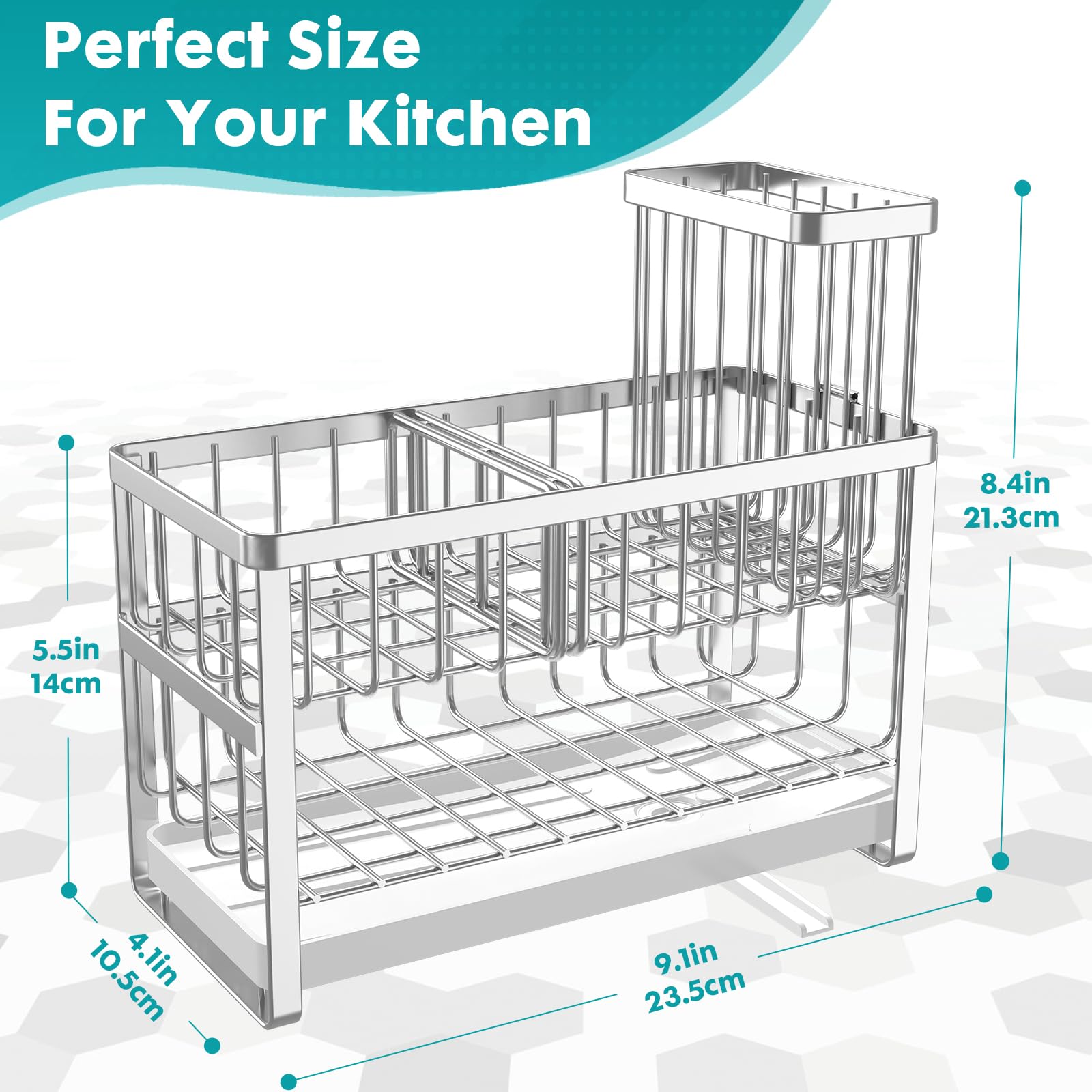 Sinnsally stainless steel with black coating resists rust for long-lasting use.