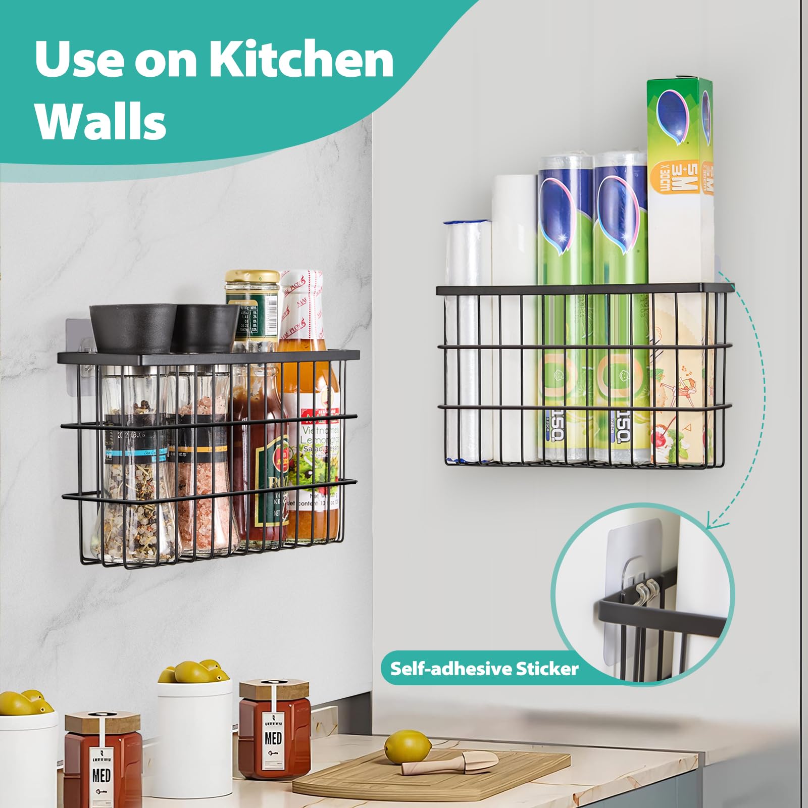 Sinnsally multi-use storage boxes adapt to pantry, craft room, or laundry spaces.
