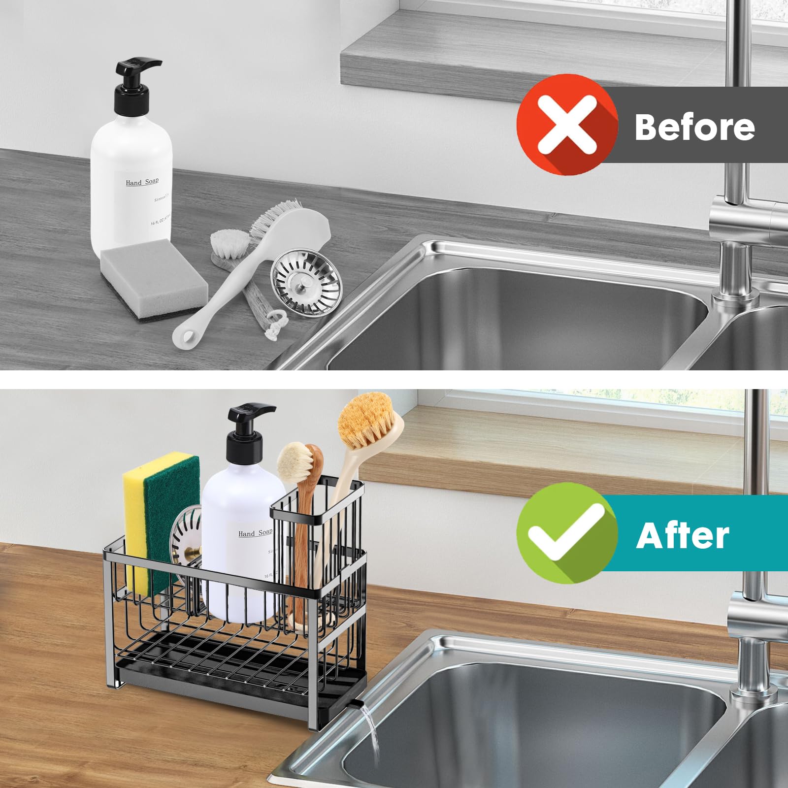 Sinnsally upgraded brush holder fits four brushes for easy access.