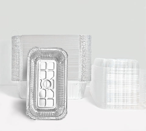 SINTOP 50-pack disposable loaf pans ideal for parties and catering