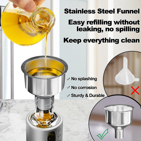 SINYWAY labels and pen simplify customization and labeling of oils.