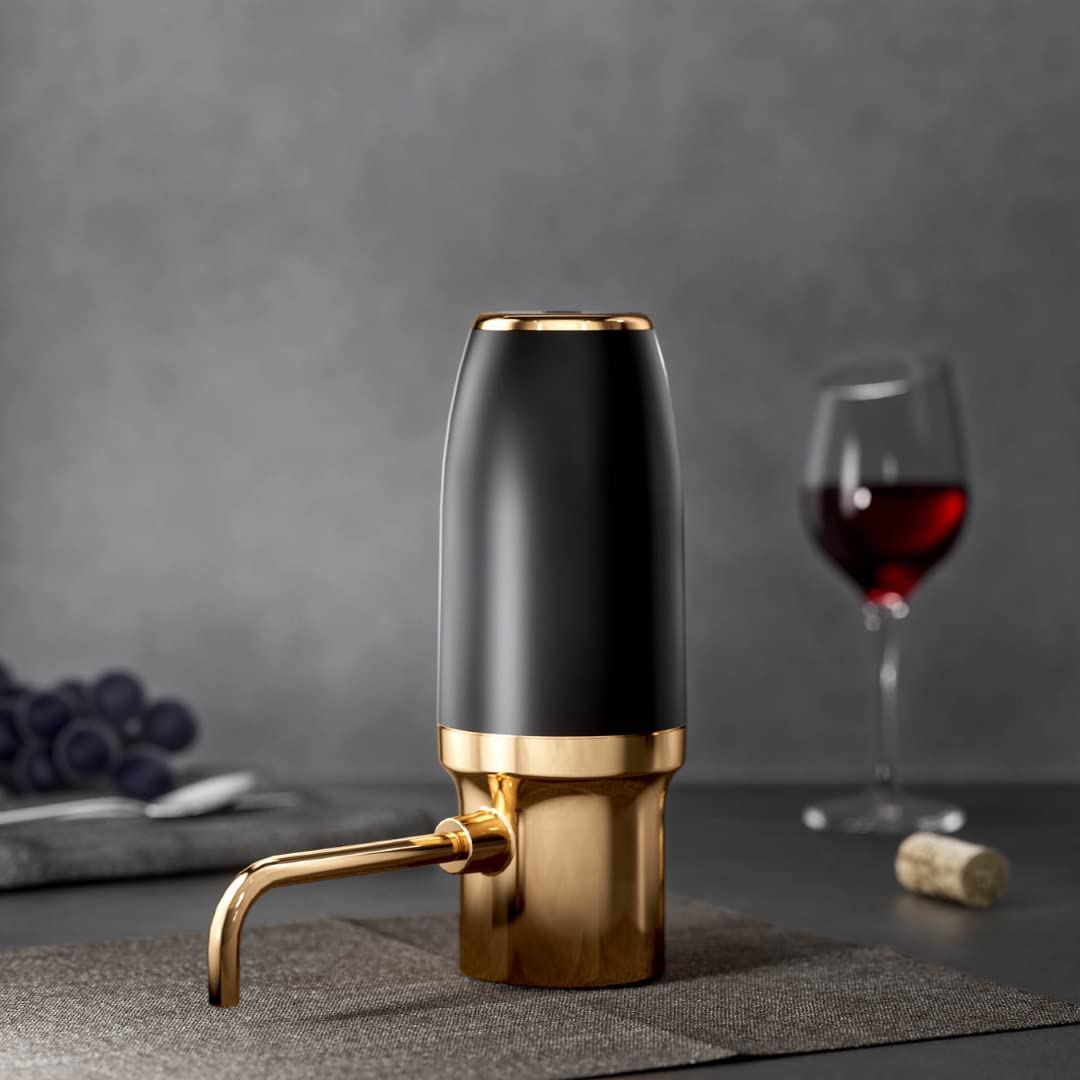 Sip and Shimmer easy-clean aerator rinses clean between pours