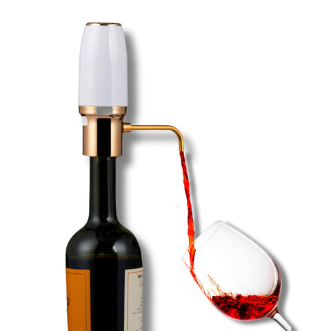 Sip & Shimmer electric wine aerator front view for fast aeration and aroma