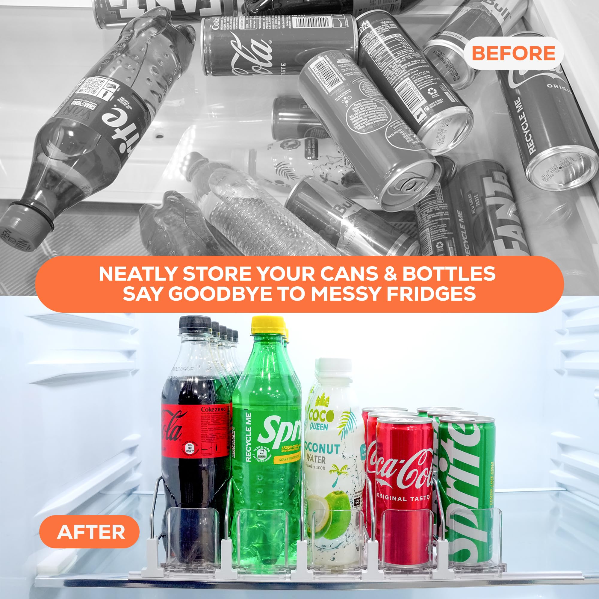 Sip Sort locking feature keeps cans secure during loading and use.