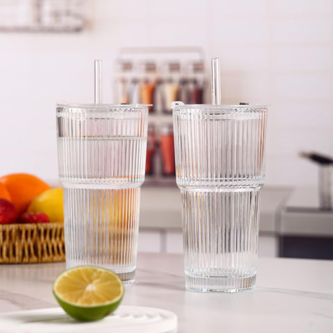 SIPBYSOP glassware set for home, office, cafés, and parties.