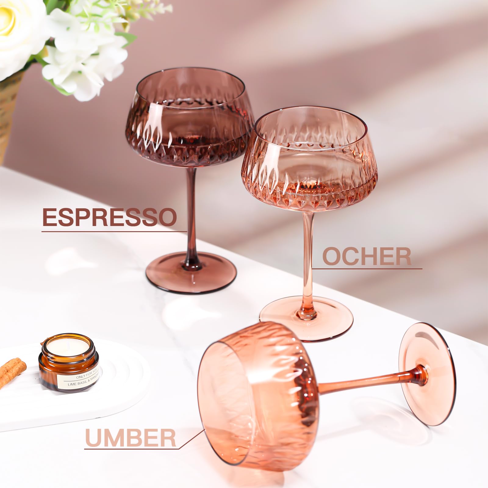 SIPBYSOP Venus Coupe 14-ounce capacity ideal for cocktails and champagne