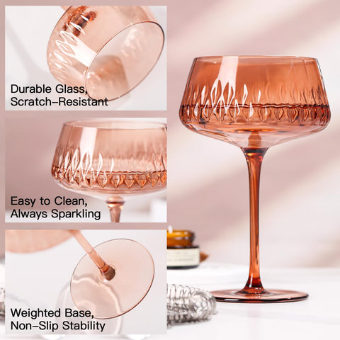 SIPBYSOP Venus Coupe with diamond design catches light beautifully