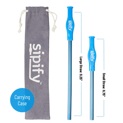 Sipify Flow-Limiting cleaning brush included for post-use care.