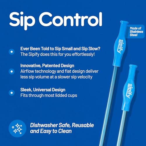 Sipify Flow-Limiting flat-base design fits most to-go cups.