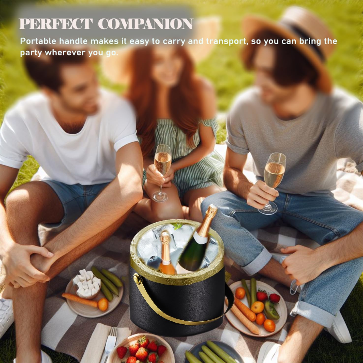 Sipoyen insulated bucket minimizes melt for busy gatherings