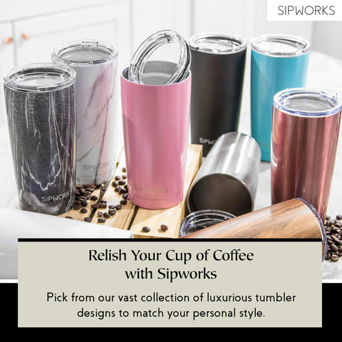Minimalist Sipworks design suits daily routines and social occasions.