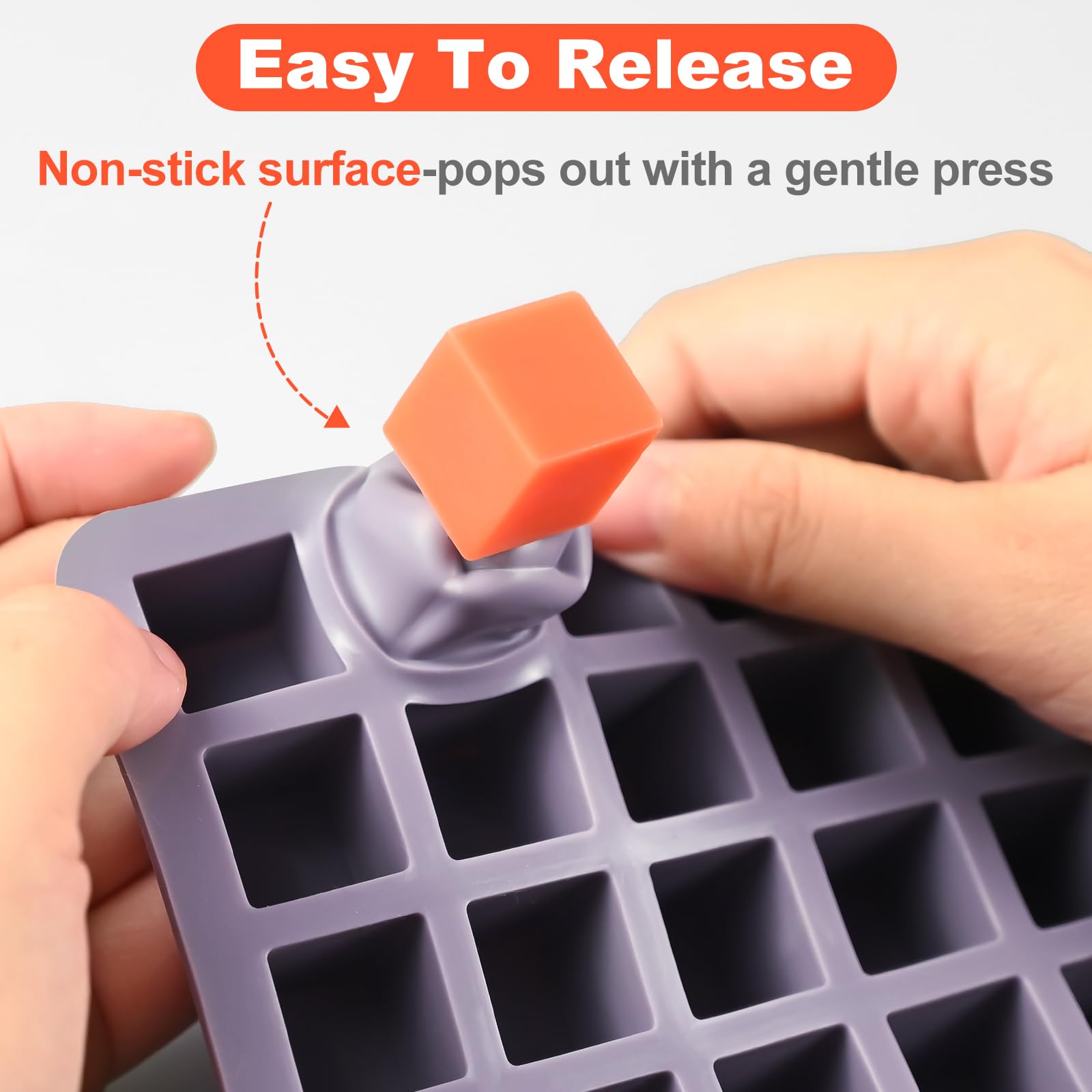 SIQINZONGWA square mold with non-stick surface for easy release and clean removal.