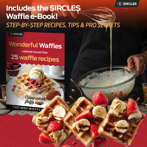 SIRCLES ships pre-seasoned with soybean oil; re-seasoning improves release.