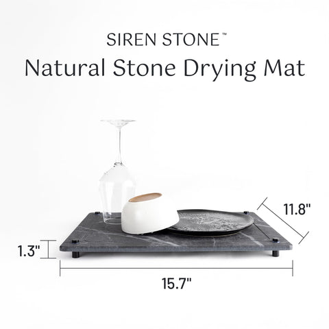 Siren Stone diatomaceous earth surface shows natural, BPA-free material