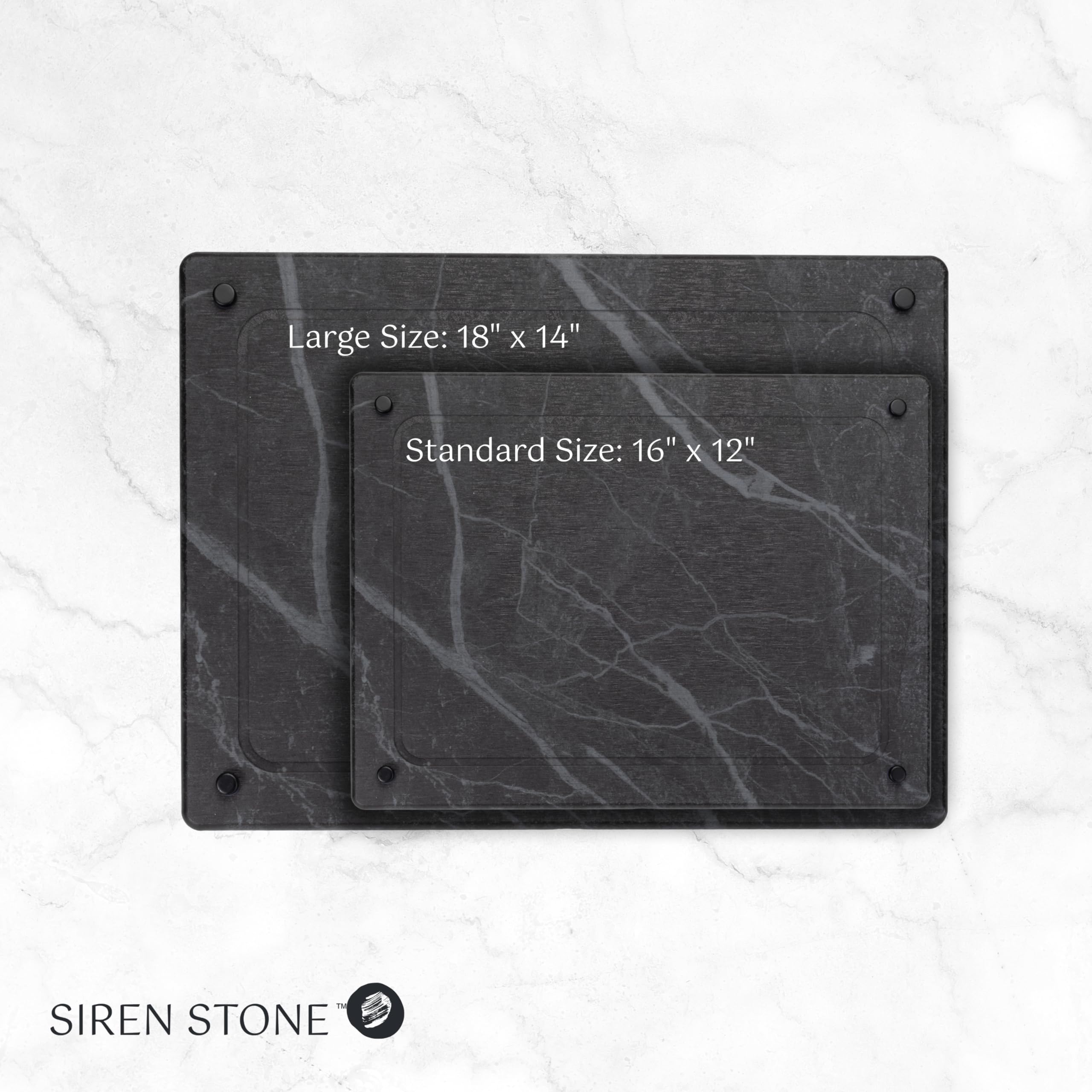 Siren Stone easy to clean with water and cloth for low-maintenance use