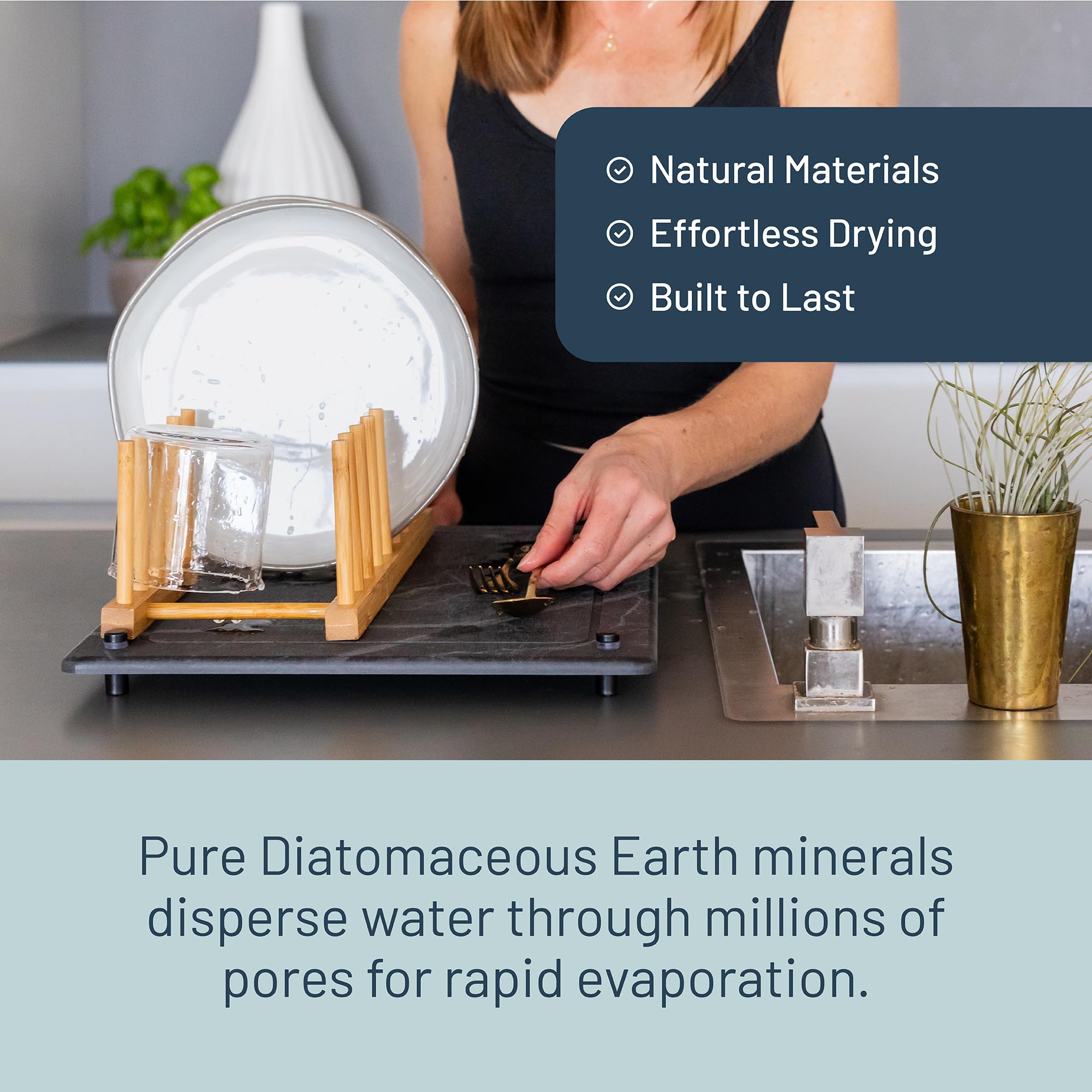 Siren Stone food-grade diatomaceous earth surface is naturally non-toxic