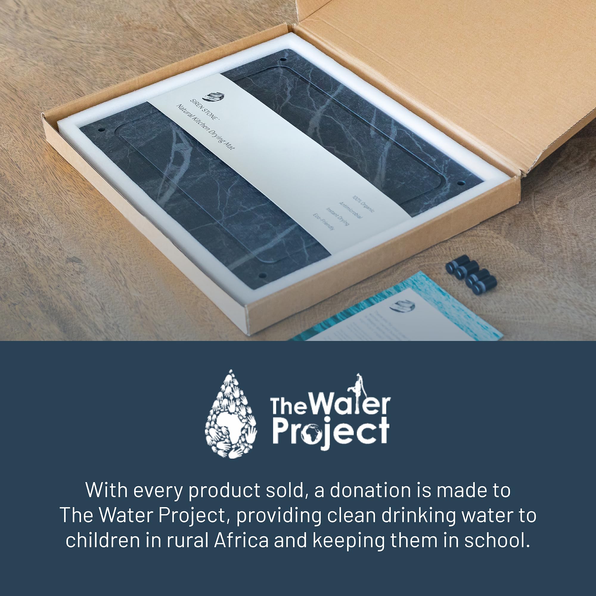 Siren Stone donation supports The Water Project charity worldwide