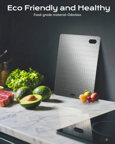 Sirov cutting board is lightweight and portable for kitchen, camping, or travel