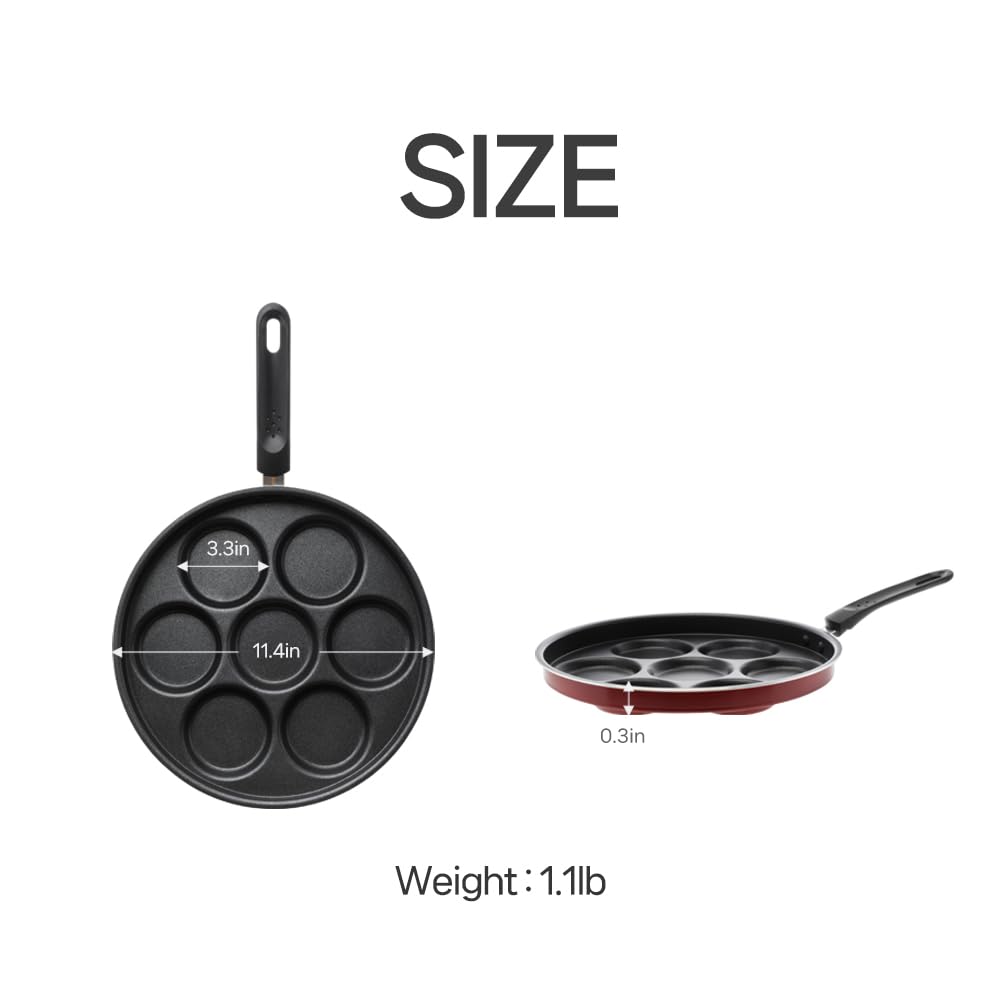 Sisem 7-Cup Eggpan easy to clean after breakfast prep.