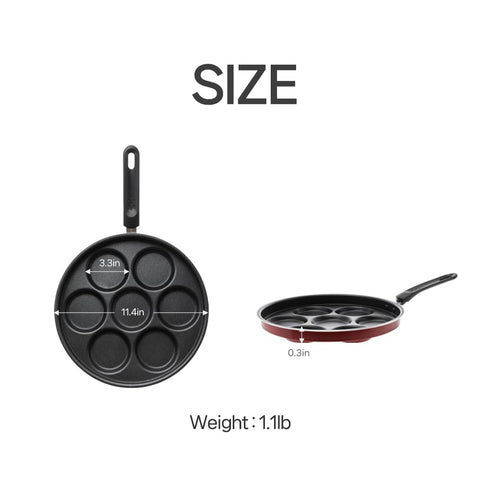 Sisem 7-Cup Eggpan easy to clean after breakfast prep.