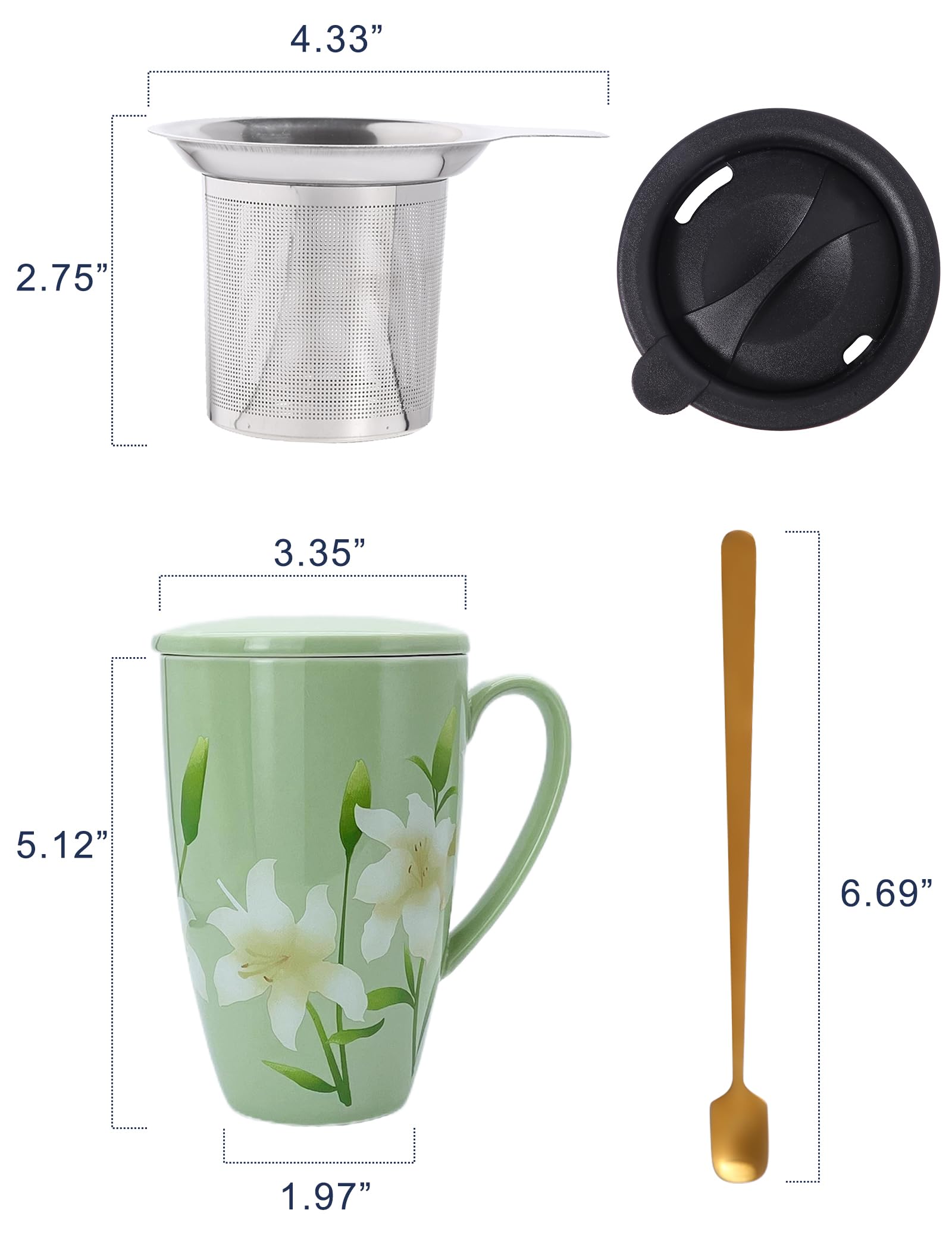 Sisetop mug microwave safe for quick reheating of beverages.