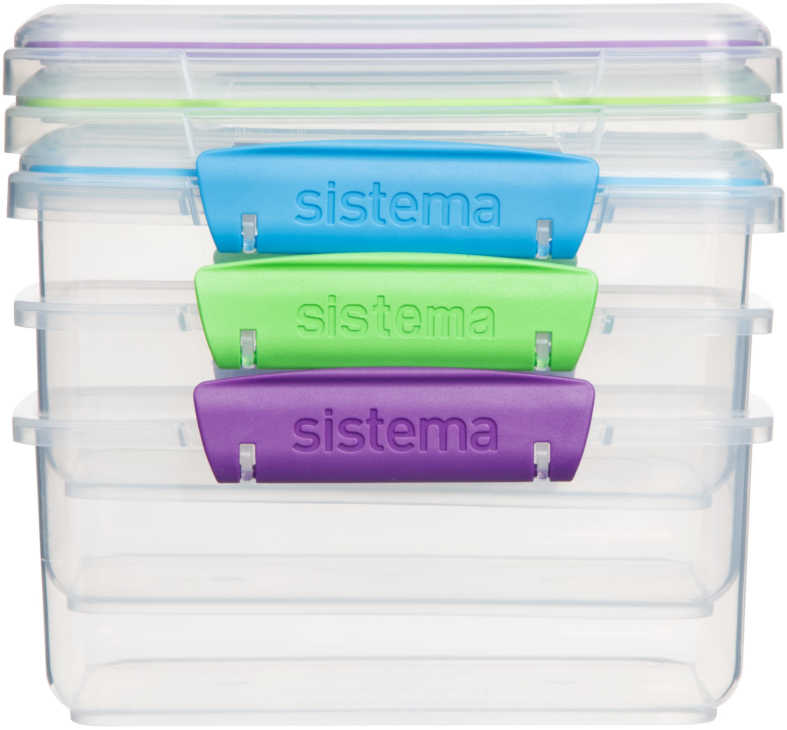 Sistema storage for fridge, freezer, and pantry keeps items organized.