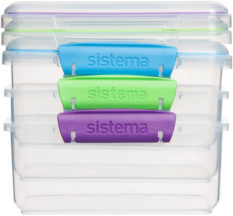 Sistema storage for fridge, freezer, and pantry keeps items organized.