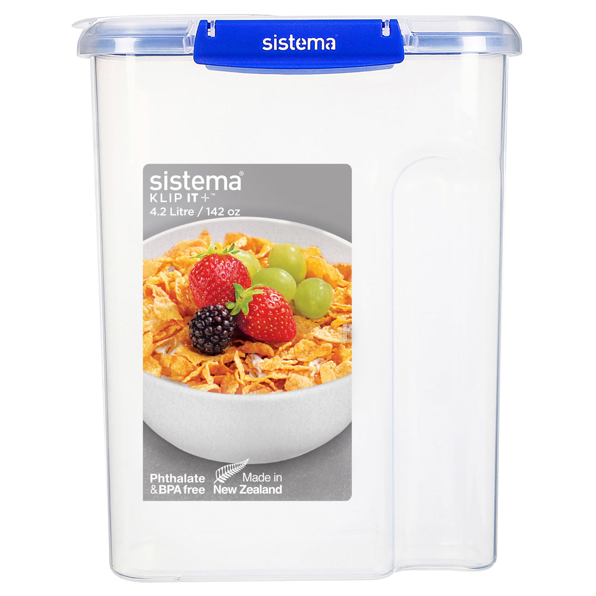 Sistema KLIP IT PLUS 180ml rectangular container open, airtight seal for freshness