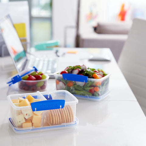 Sistema KLIP IT freezer-safe container for meal prep and storage.
