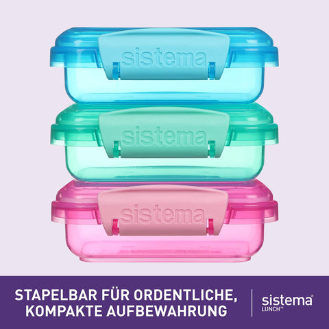 Sistema Lunch Collection tight seal prevents leaks during transit