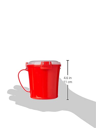 Sistema mug cool-to-touch tab detail for easy opening