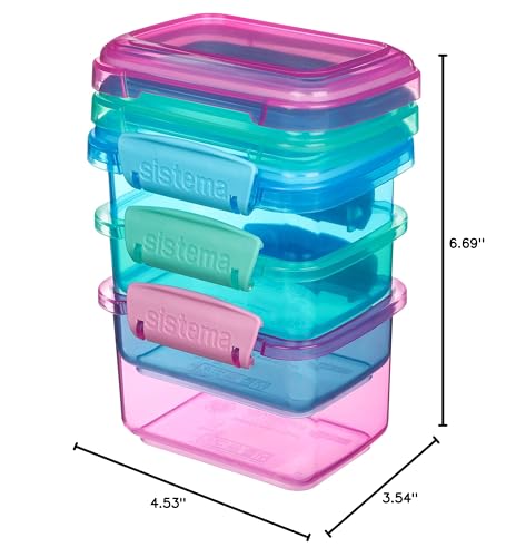 Sistema compact stackable design maximizes kitchen storage.