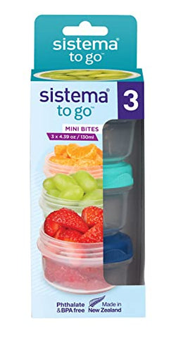 Sistema stackable lids for snack boxes keep contents secure and organized
