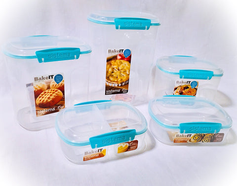 Sistema sugar container pantry-stack usage showing space-saving organization