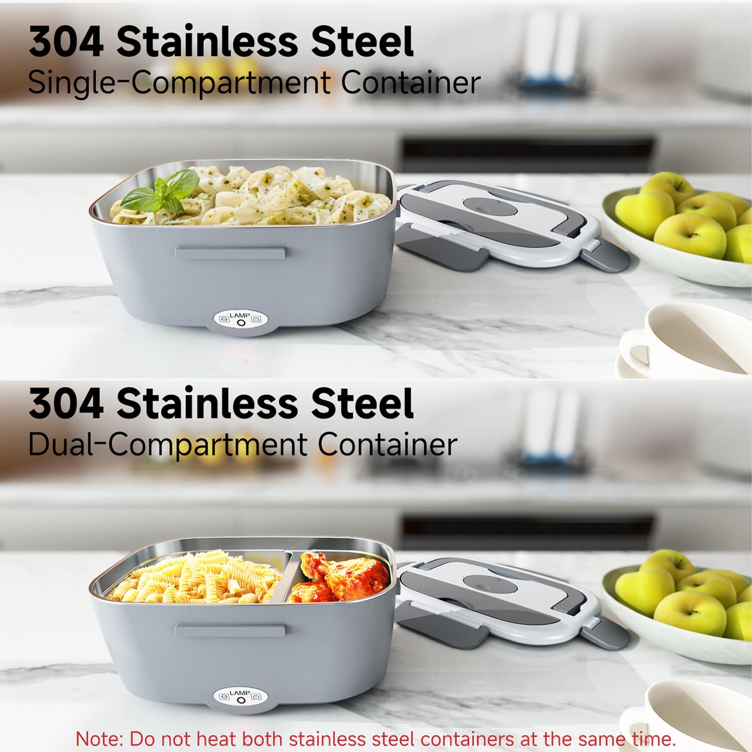 Sitlais 304 stainless steel containers are rust-proof and easy-clean