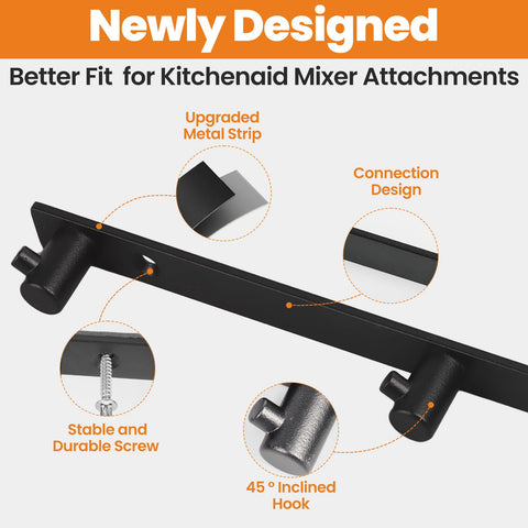 SIUDANGKA aluminum alloy hook supports mixer attachments with strong load capacity.