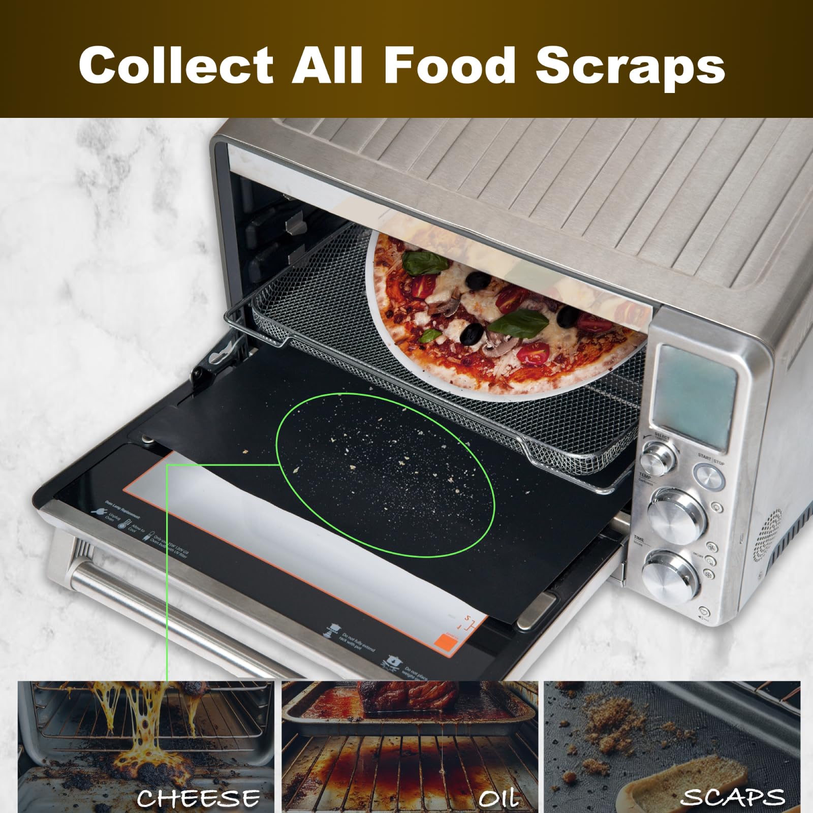 Siudangka BPA and PFOA free liner protecting kitchen surfaces and food prep areas.