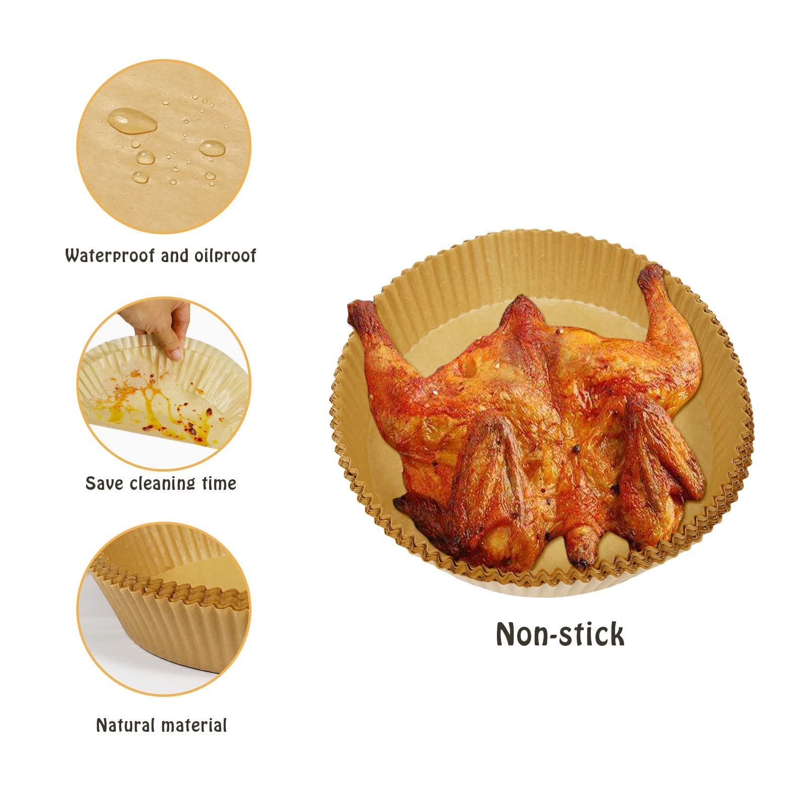 SIUDANGKA easy-clean after cooking with disposable liners