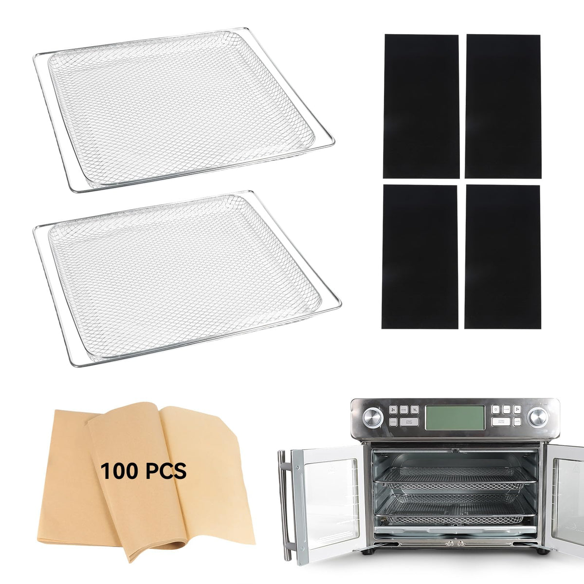 SIUDANGKA Emeril Lagasse 360 basket for air fryer, heat-resistant and easy to clean.