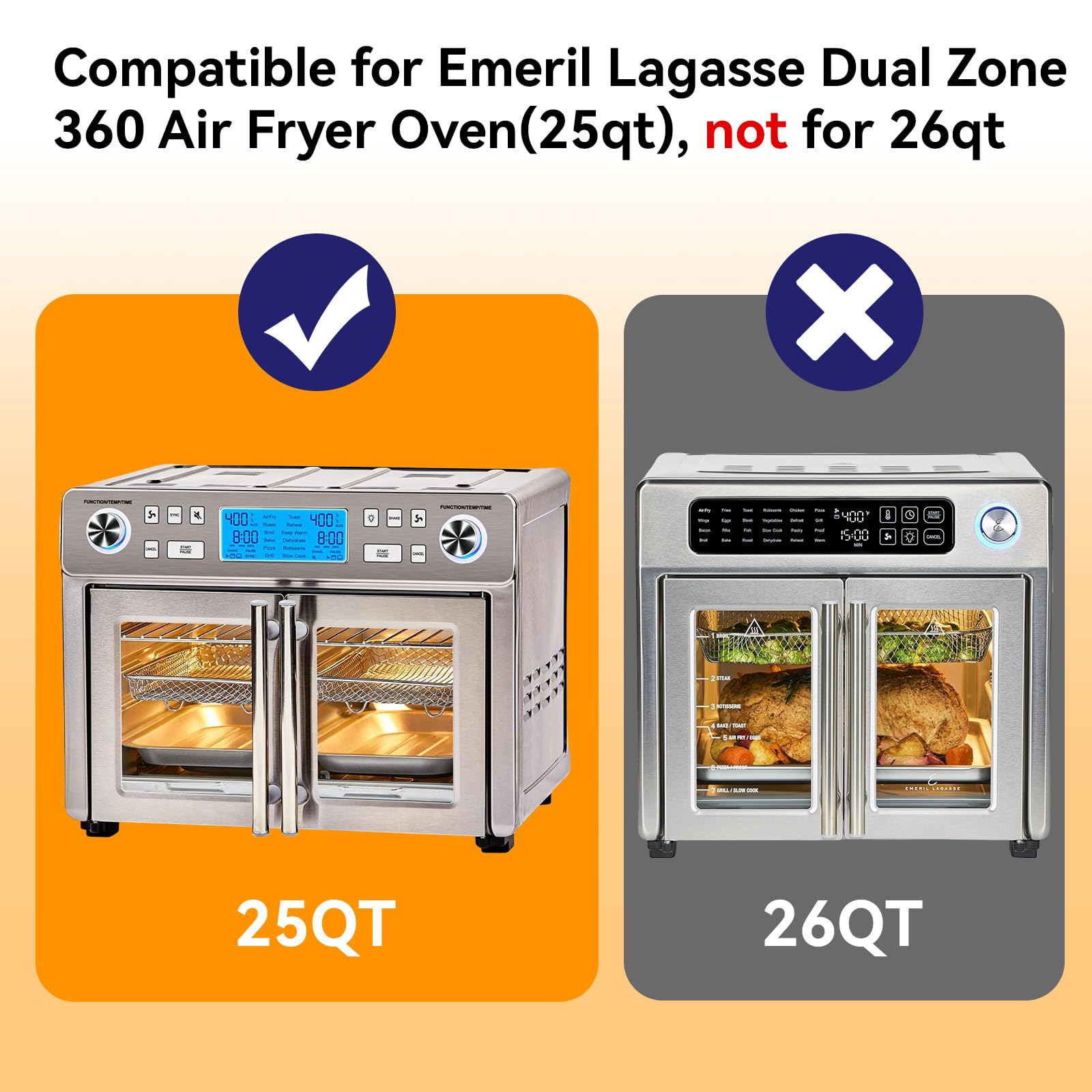 SIUDANGKA Emeril Lagasse 360 parchment paper prevents sticking and simplifies cleanup.