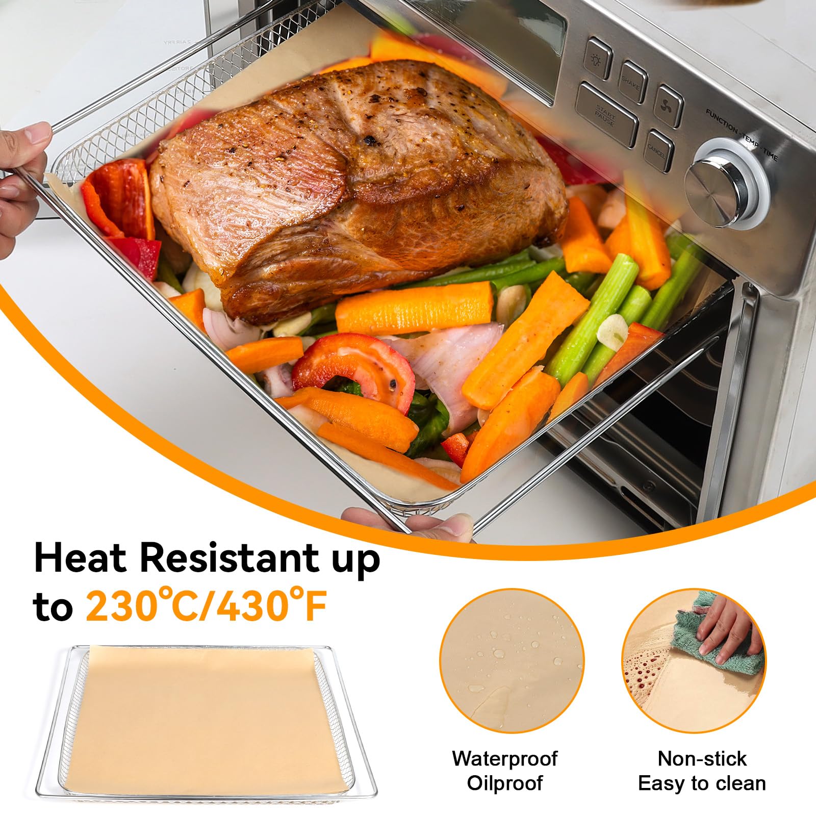 SIUDANGKA Emeril Lagasse 360 Teflon mats protect bakeware with non-stick performance.