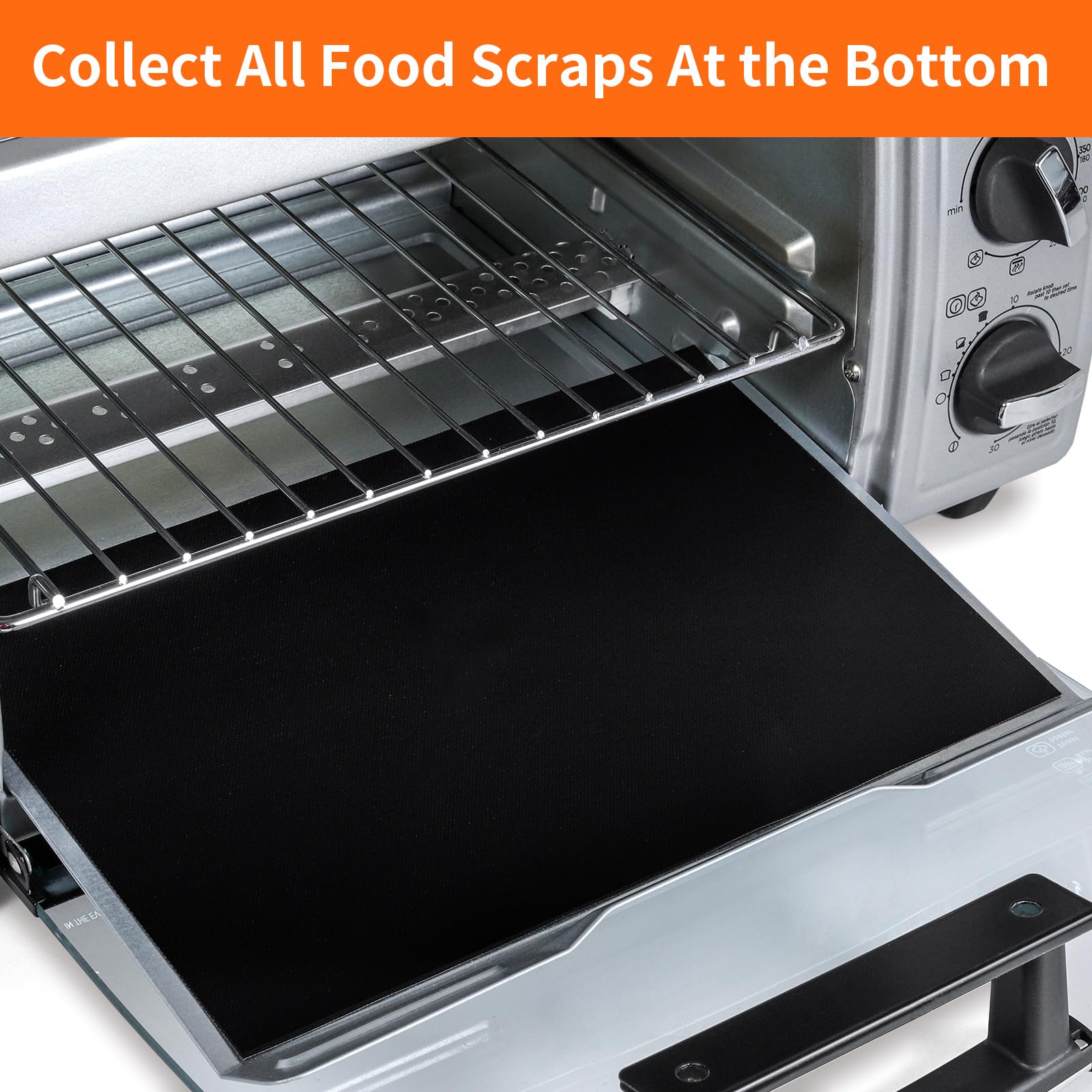 Siudangka Emeril Lagasse 360 liner in use over a tray for easy cleanup.