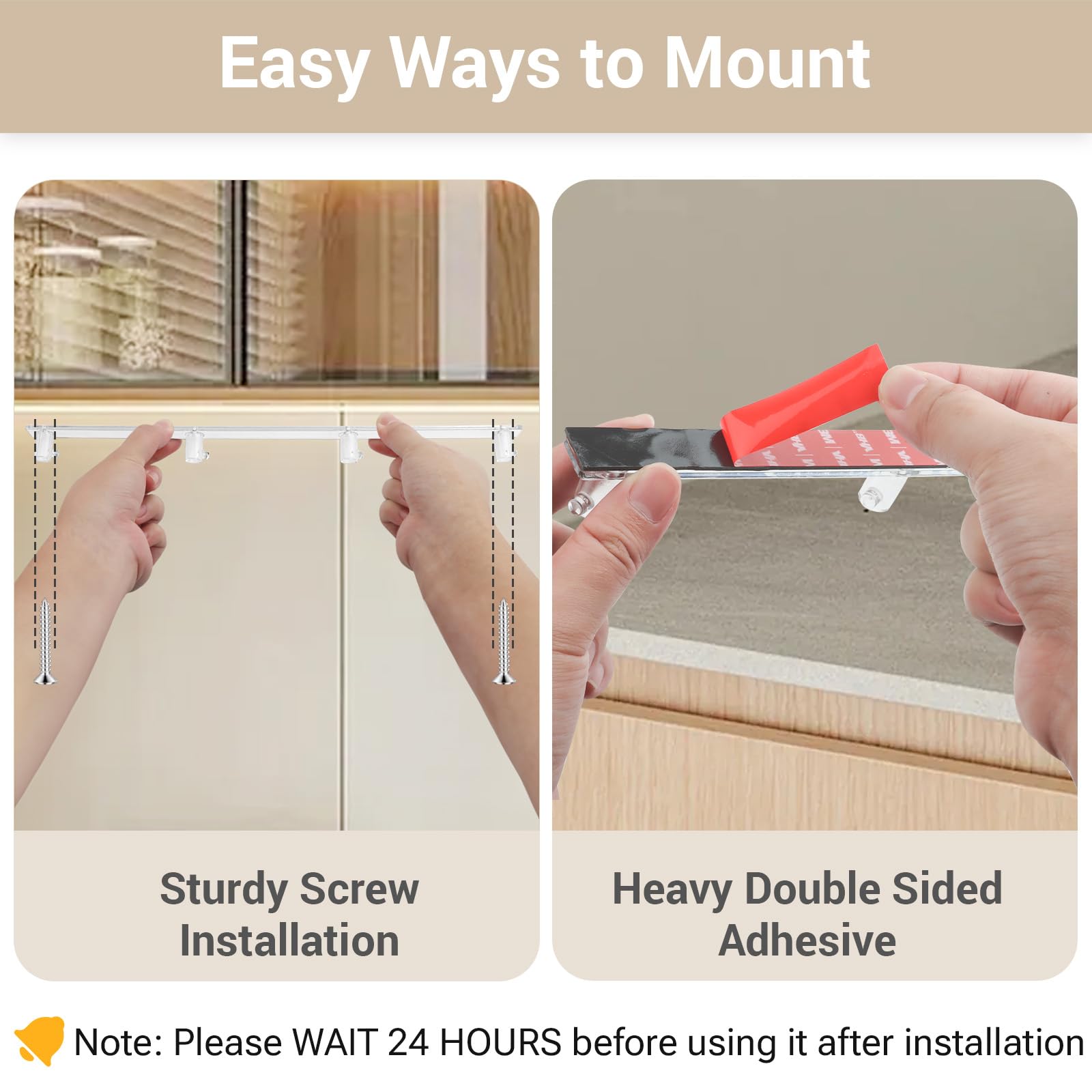 SIUDANGKA mixer attachments holder stores up to four pieces at once.