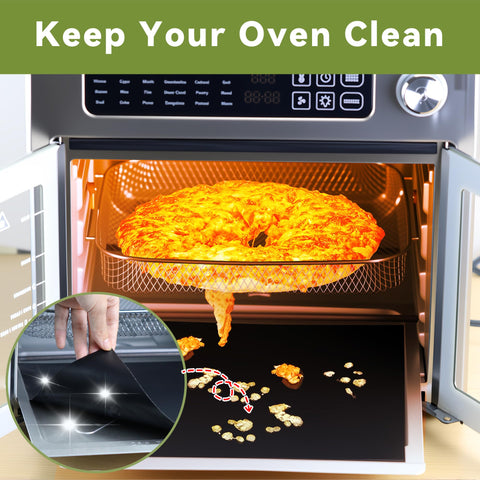 SIUDANGKA non-stick oven liners for Emeril Lagasse 26 Qt simplify cleaning after meals